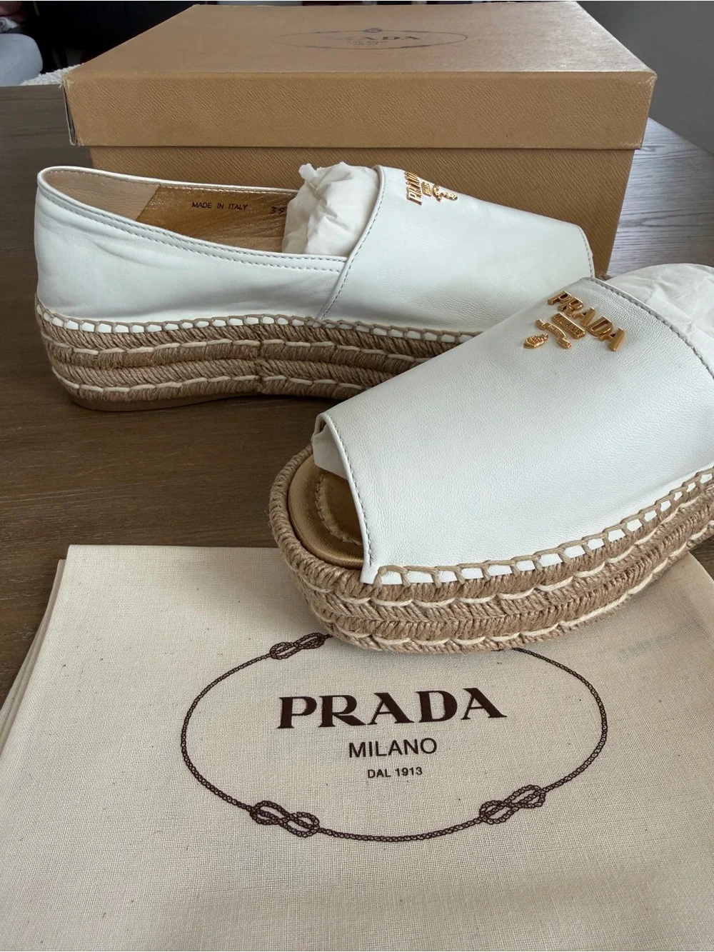 *NEW* Prada Platform Espadrilles